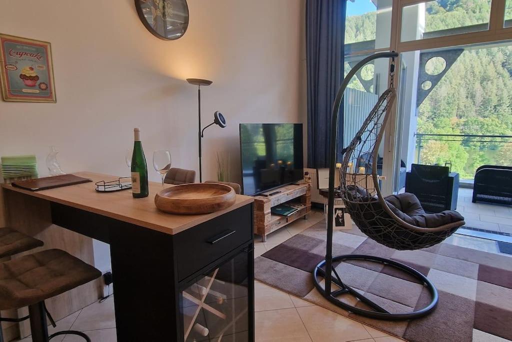 Wohnwerk: Penthouse - Moselblick Apartment Traben-Trarbach Luaran gambar
